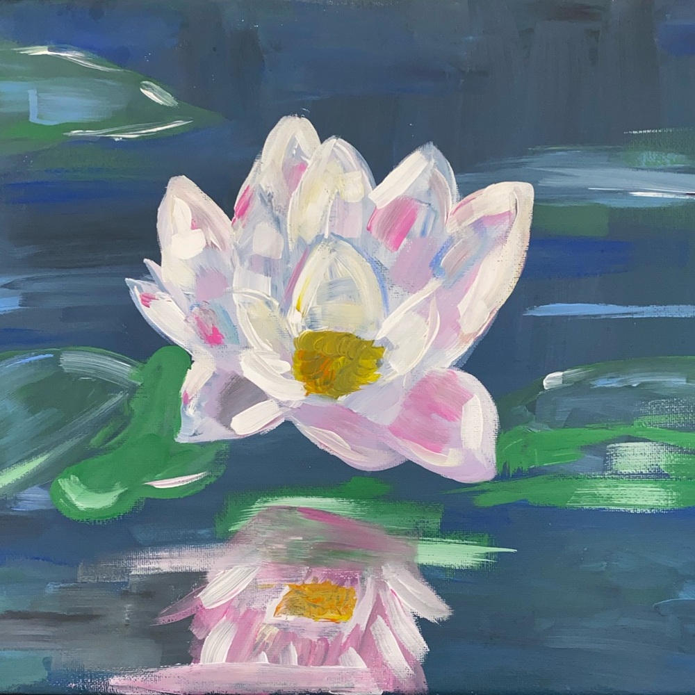 lily painting 🌸
